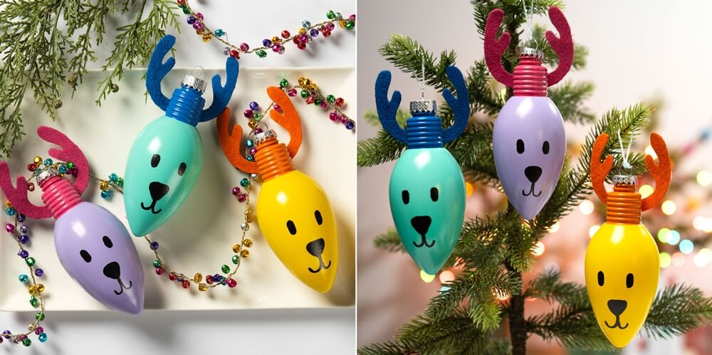 Christmas Light Bulb Crafts 