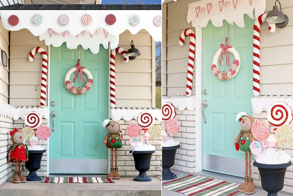 Christmas Front Porch Decor 