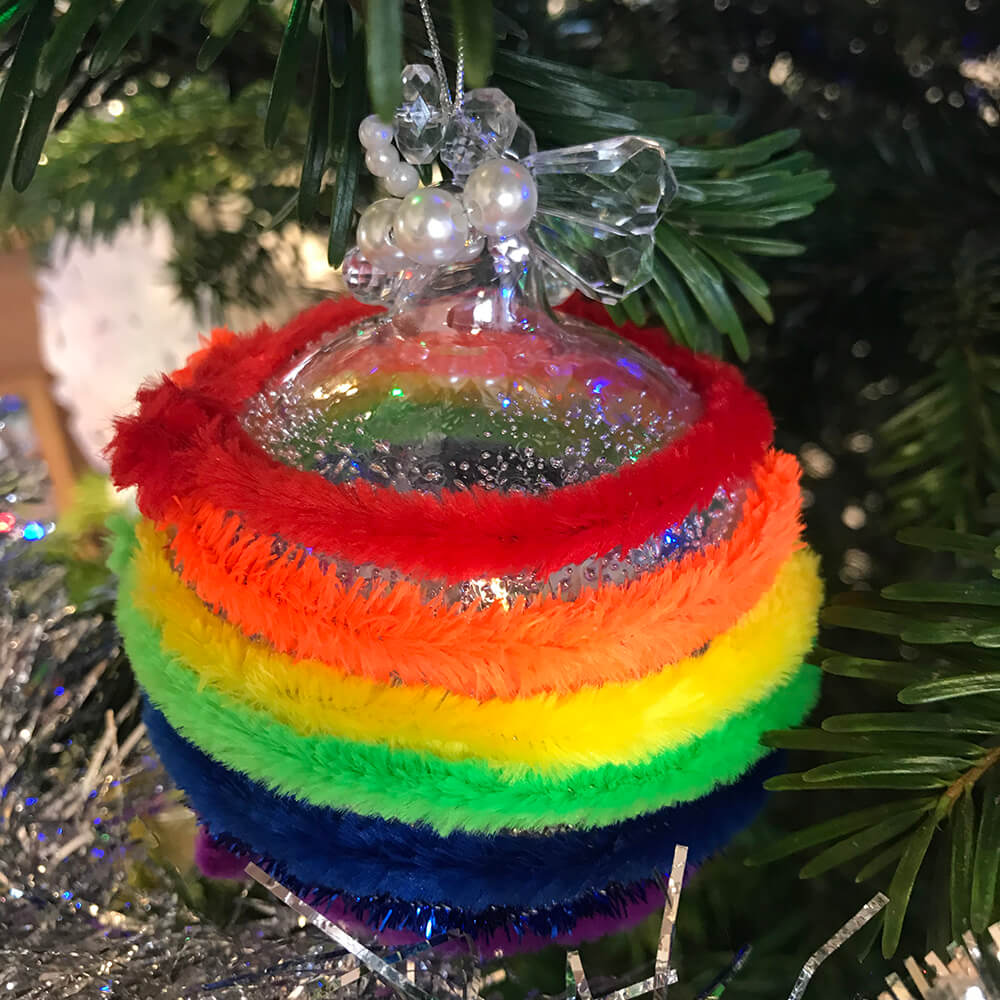 rainbow christmas crafts 