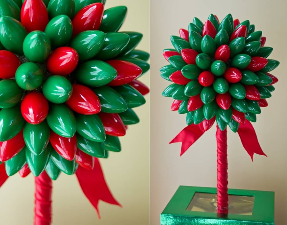 ไอเดีย Topiary คริสต์มาส