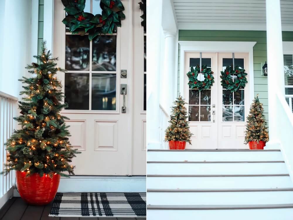 Christmas Front Porch Decor 