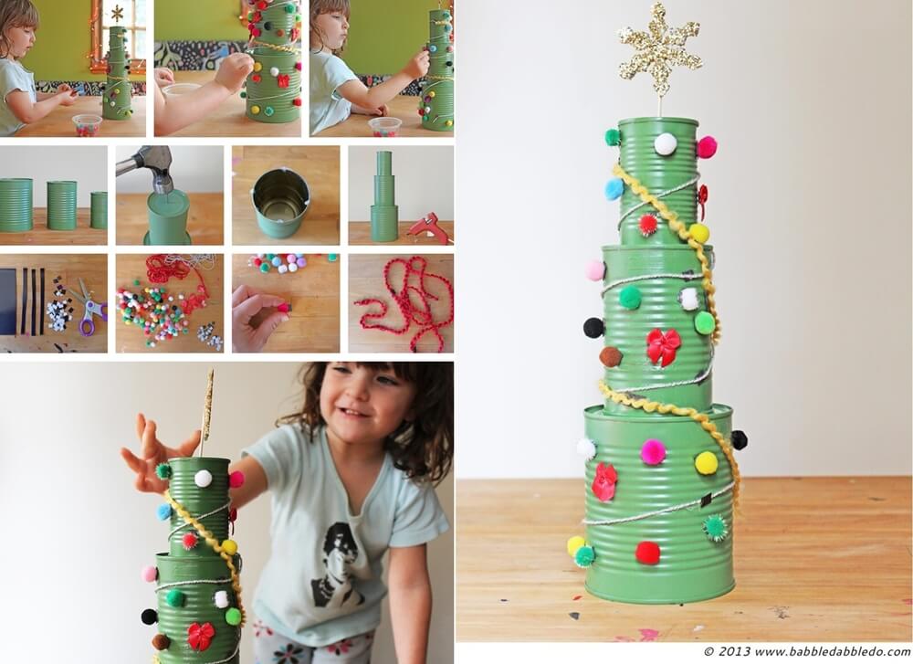 15 Tin Can Christmas Crafts 
