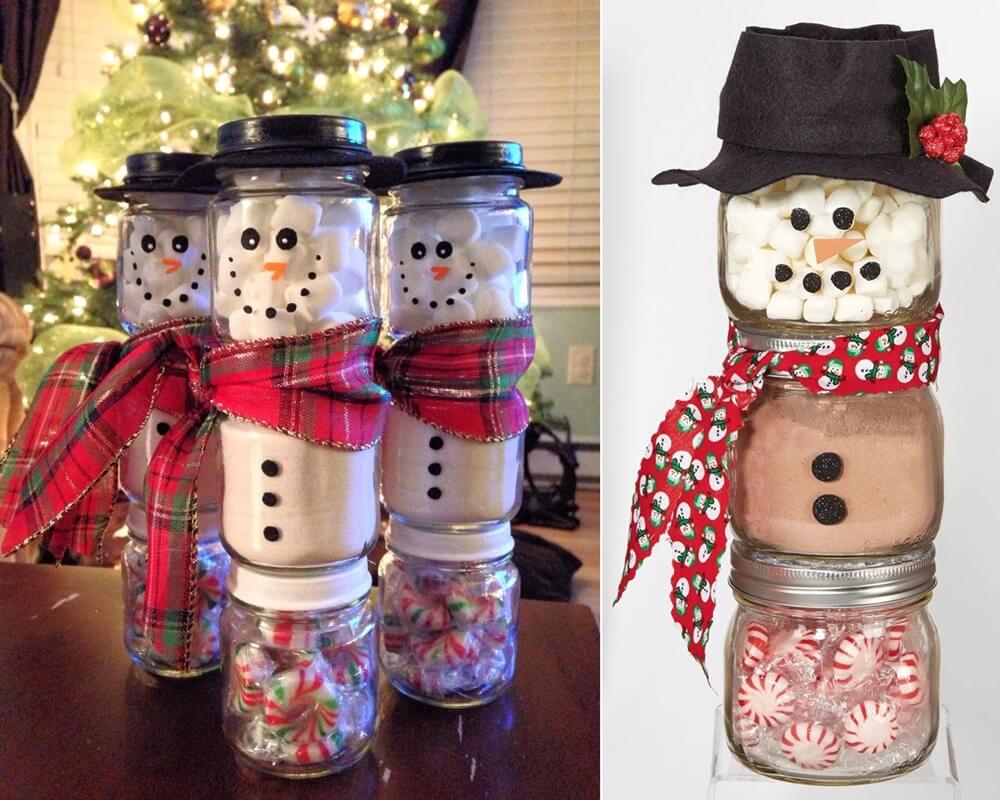 mason jar christmas crafts 