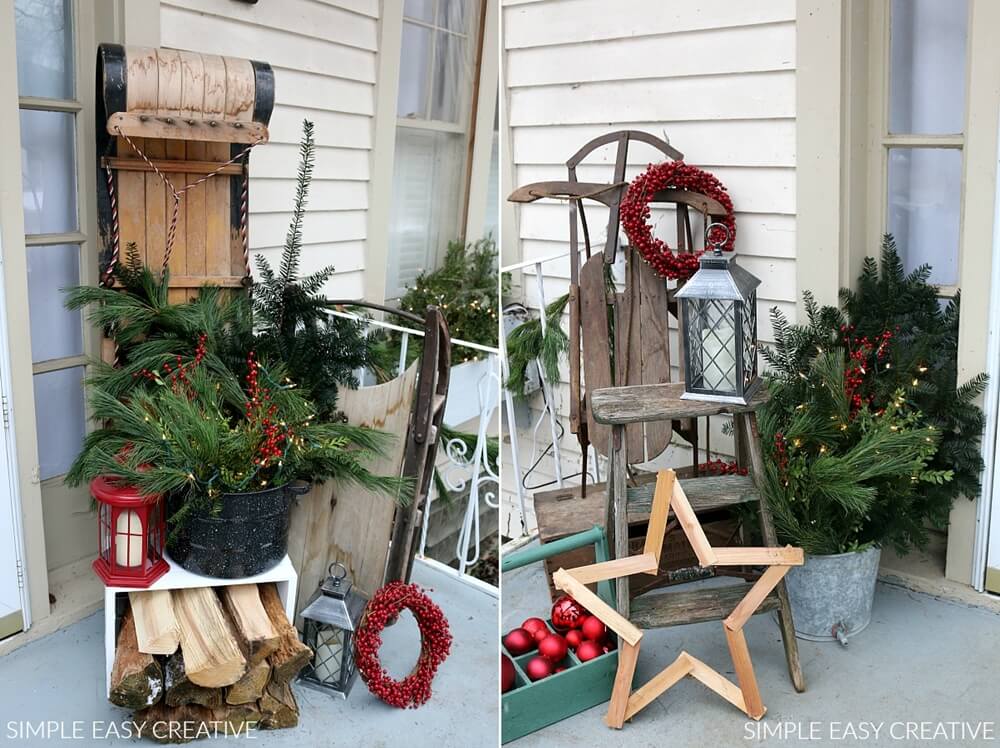 Christmas Front Porch Decor 