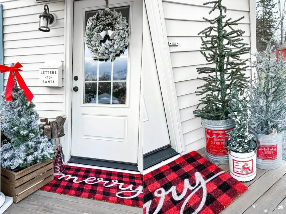 Christmas Front Porch Decor 