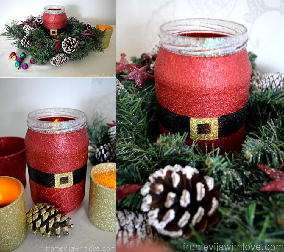 mason jar christmas crafts 