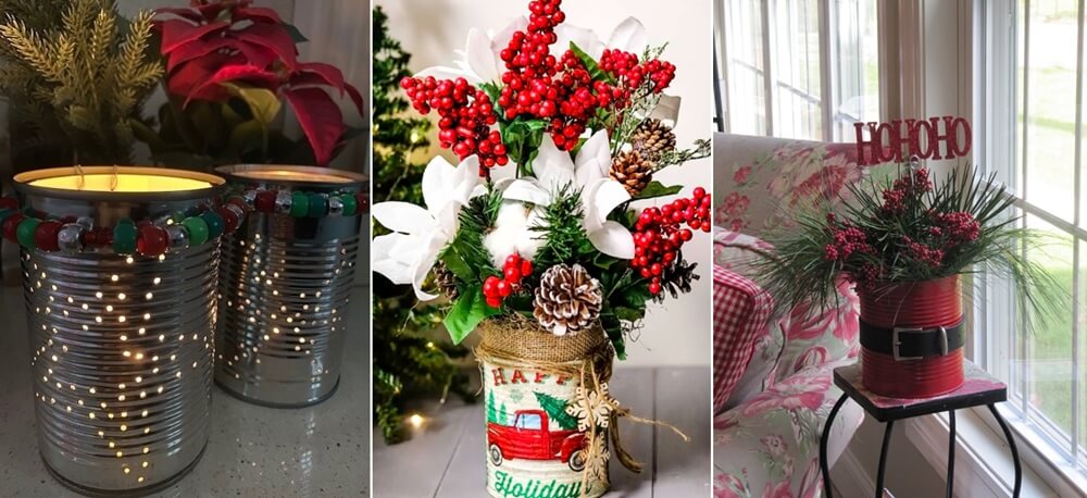 15 Tin Can Christmas Crafts 