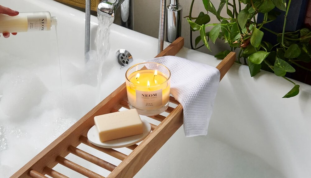 cozy bathroom features