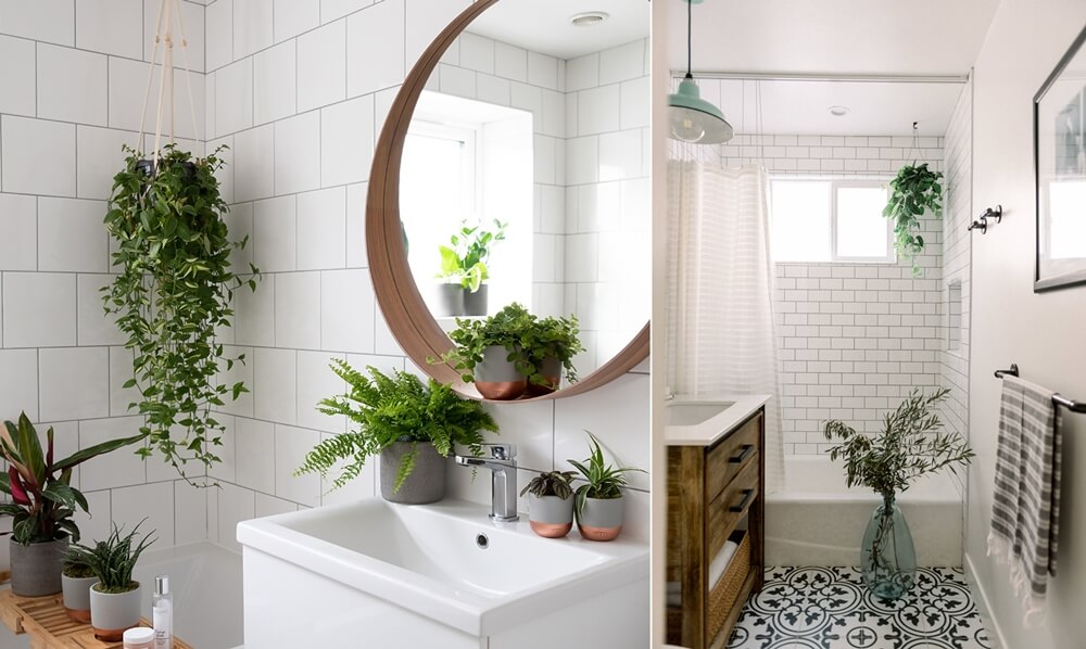 cozy bathroom features