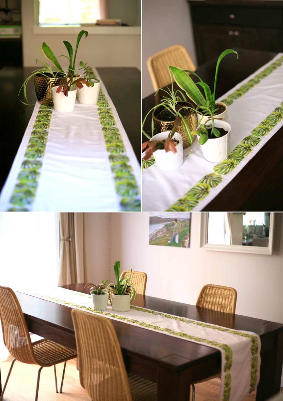 Table Runner Makeover Ideas