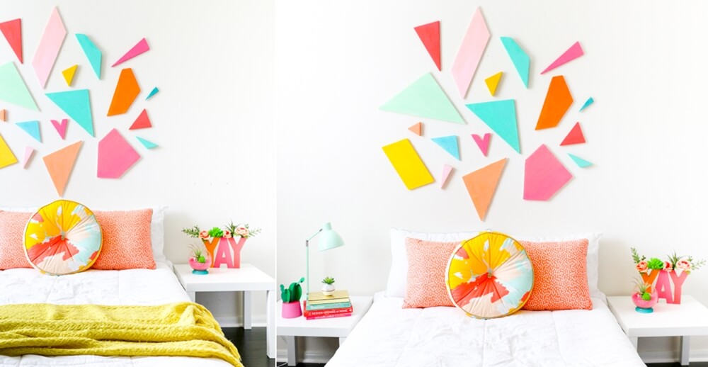 Colorful Bedroom Wall Decor Ideas 