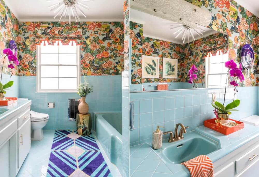 20 Colorful Bathroom Decor Ideas