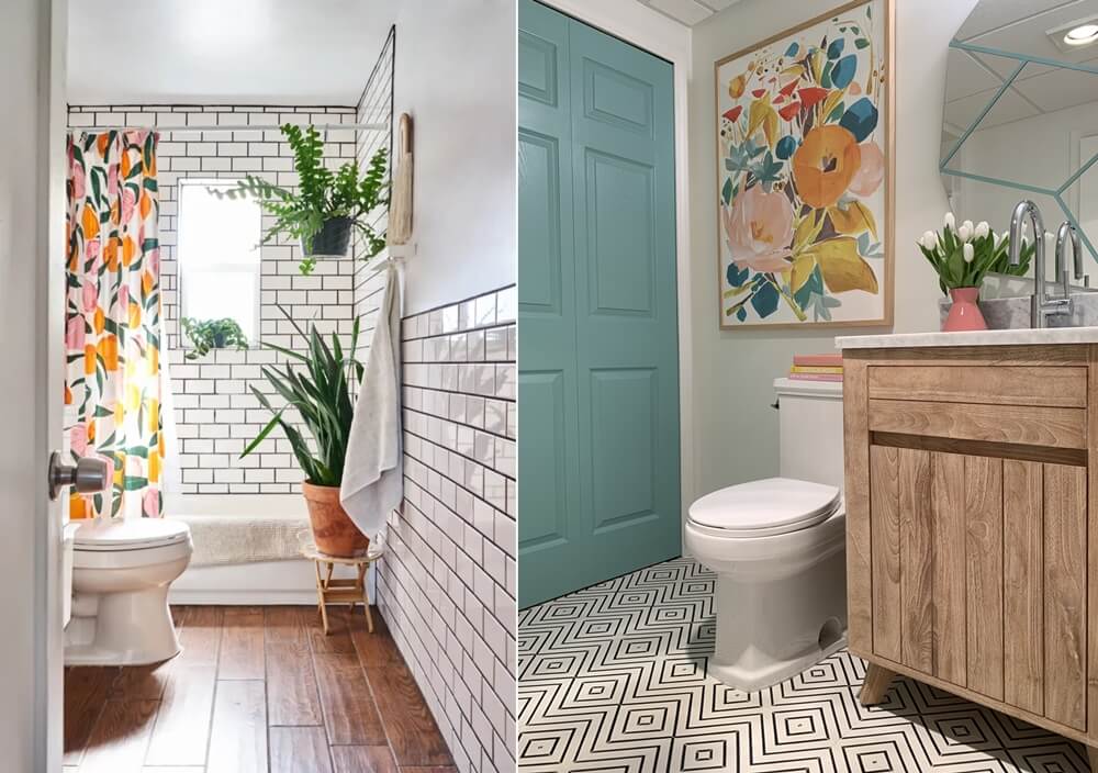 20 Colorful Bathroom Decor Ideas