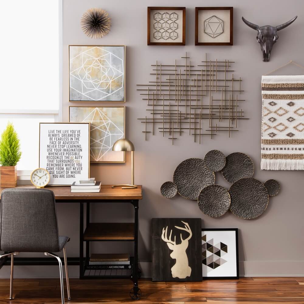 38 Home Office Wall Decor Ideas 