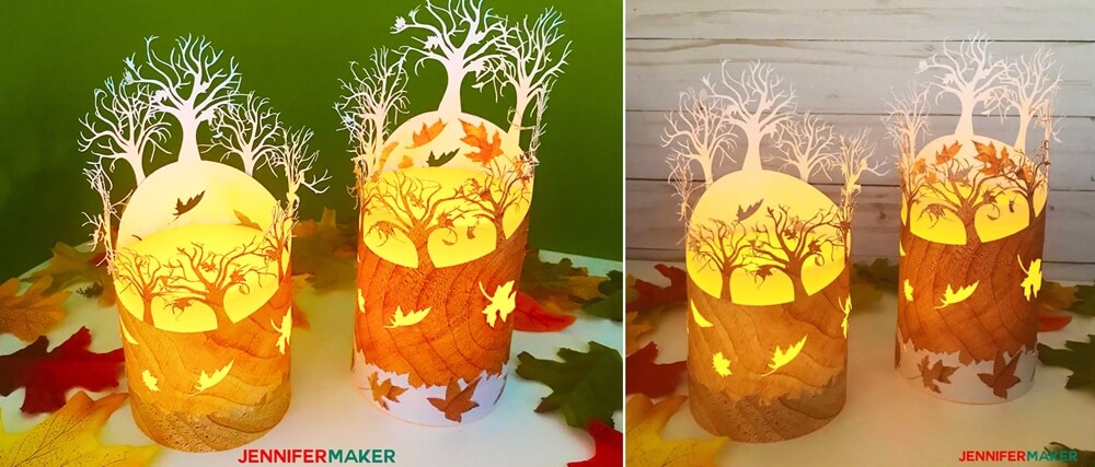 10 Autumn Themed Luminaries