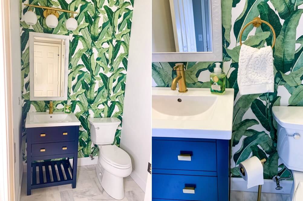 15 Leaf Bathroom Decor Ideas