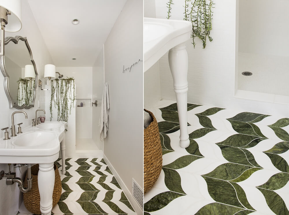 15 Leaf Bathroom Decor Ideas