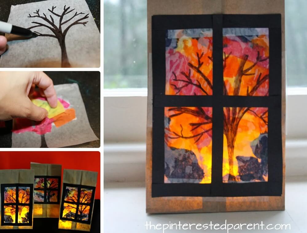 10 Autumn Themed Luminaries