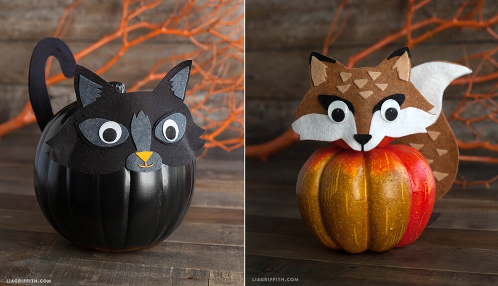 Animal Themed Pumpkins