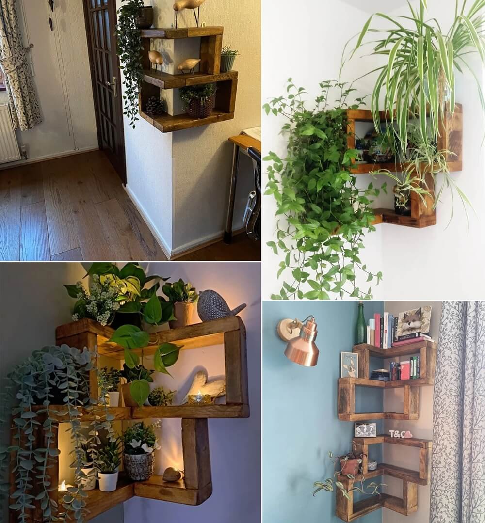 Corner Wall Shelves