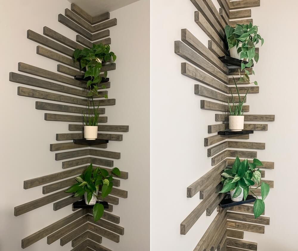 Corner Wall Shelves