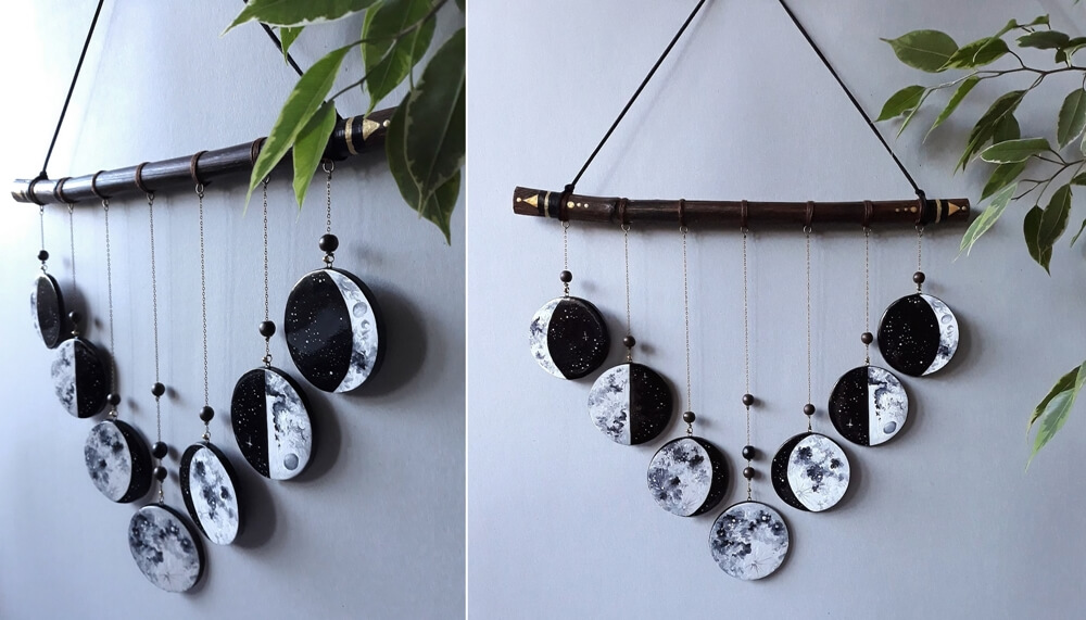 moon phase wall hanging 