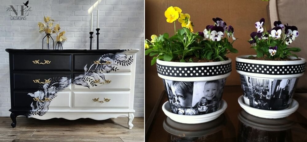 black and white decor ideas