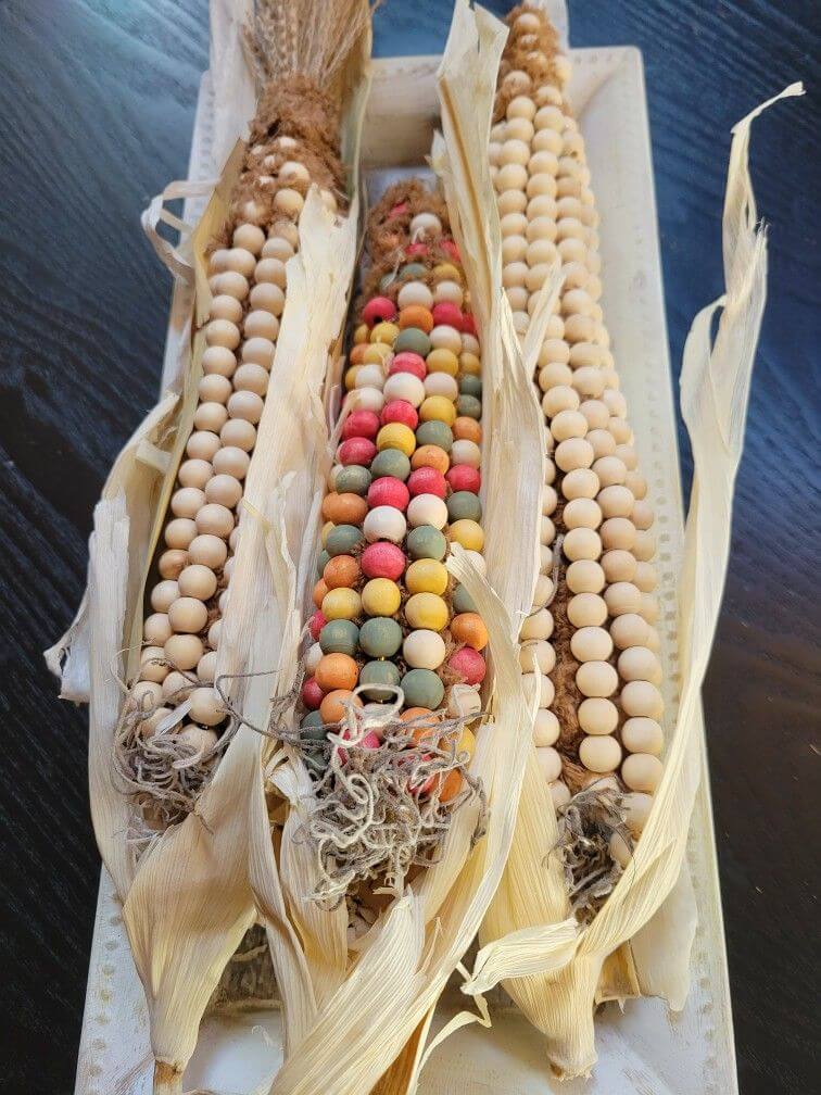 Wooden Bead Corn