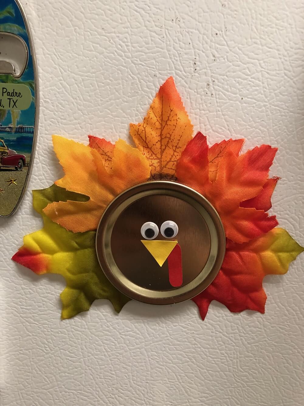 Canning Jar Lid Turkey 