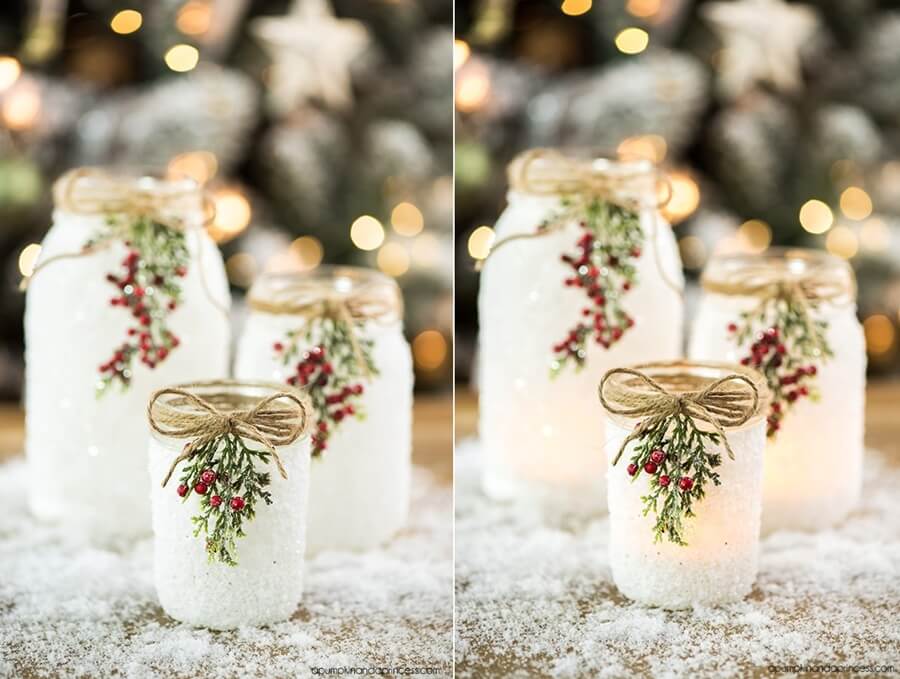 Frosty Mason Jars