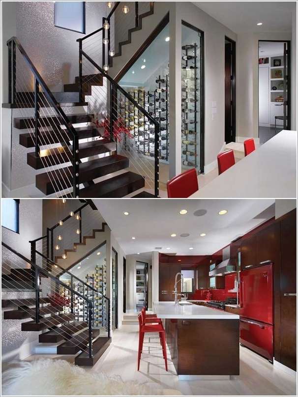 Under Stairs Wine Cellar