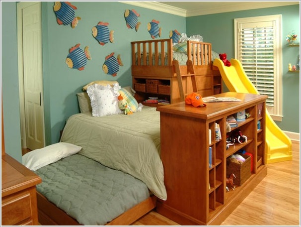 Three-in-one Bed with Ample Storage