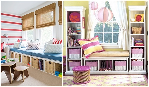 Window Seats with Storage