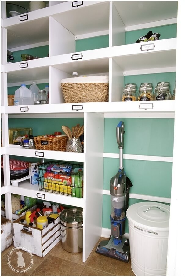 You Can Also Store The Vacuum Cleaner in The Pantry By Assigning It a Separate Corner