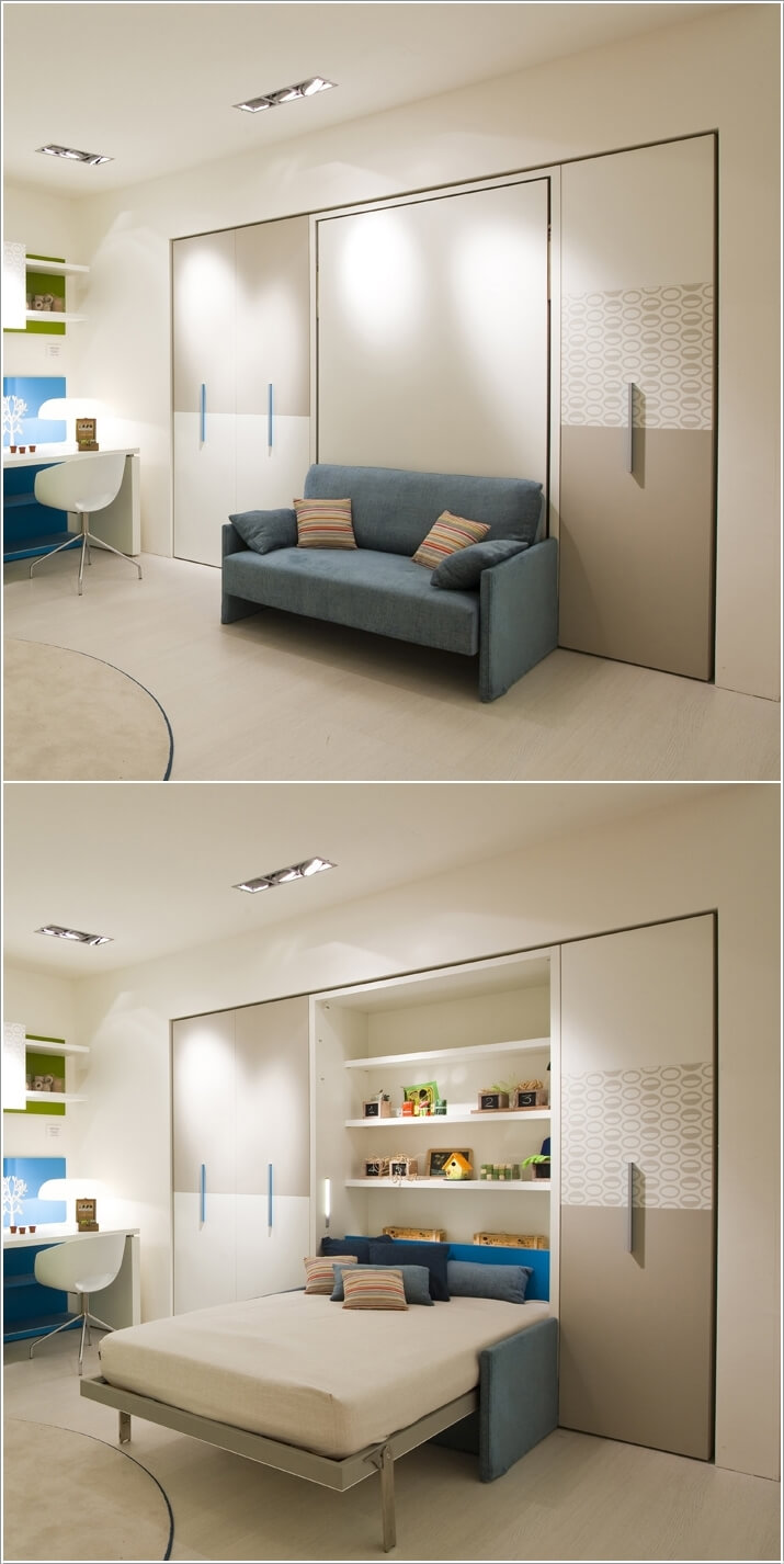 A Beauteous Couch with a Murphy Bed