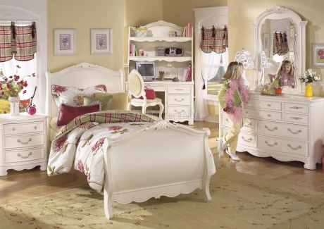 pink girls bedroom set