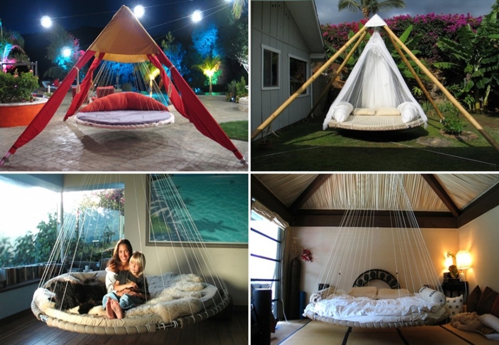Floating Beds for Room and Garden…A Swinging Joy!!