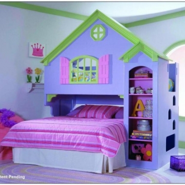 1cute-and-pretty-idea-in-making-girly-designed-bunk-bed-for-girls-590x526
