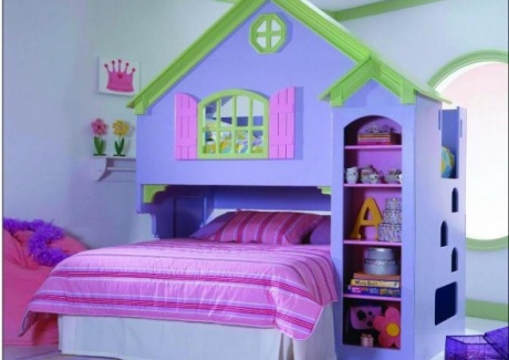 1cute-and-pretty-idea-in-making-girly-designed-bunk-bed-for-girls-590x526