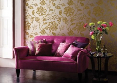 Floral-motifs-fabric-wall-covering-ideas