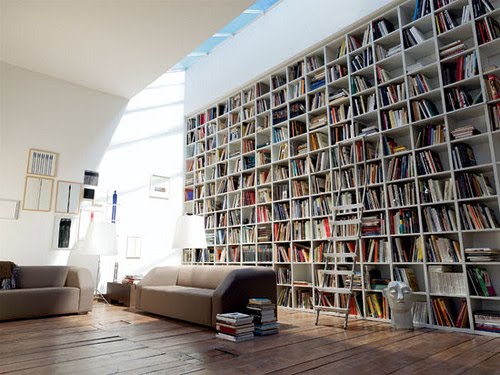 The Literary side of your home-Creative book wall designs for any room