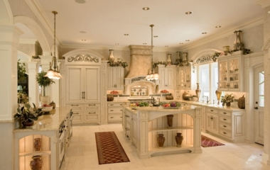 Outstanding French White Kitchen Design
