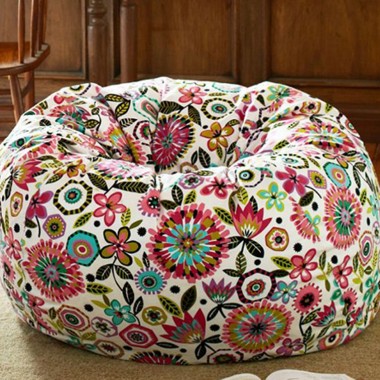 Birght Floral Bean Bag Design