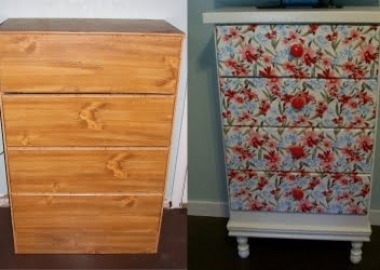 chest of drawers before and after