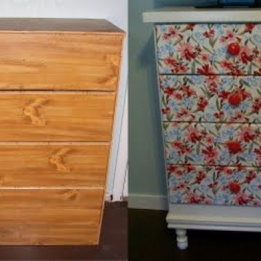 chest of drawers before and after