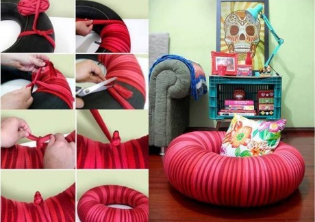 DIY- Comfy Tire Seating