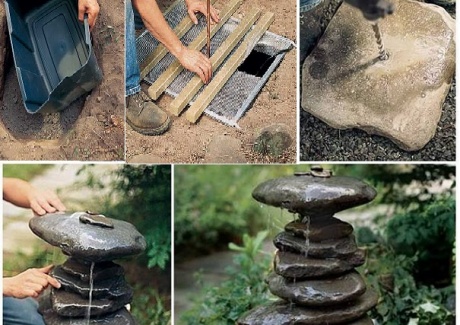 stacked-rock-diy-fountain