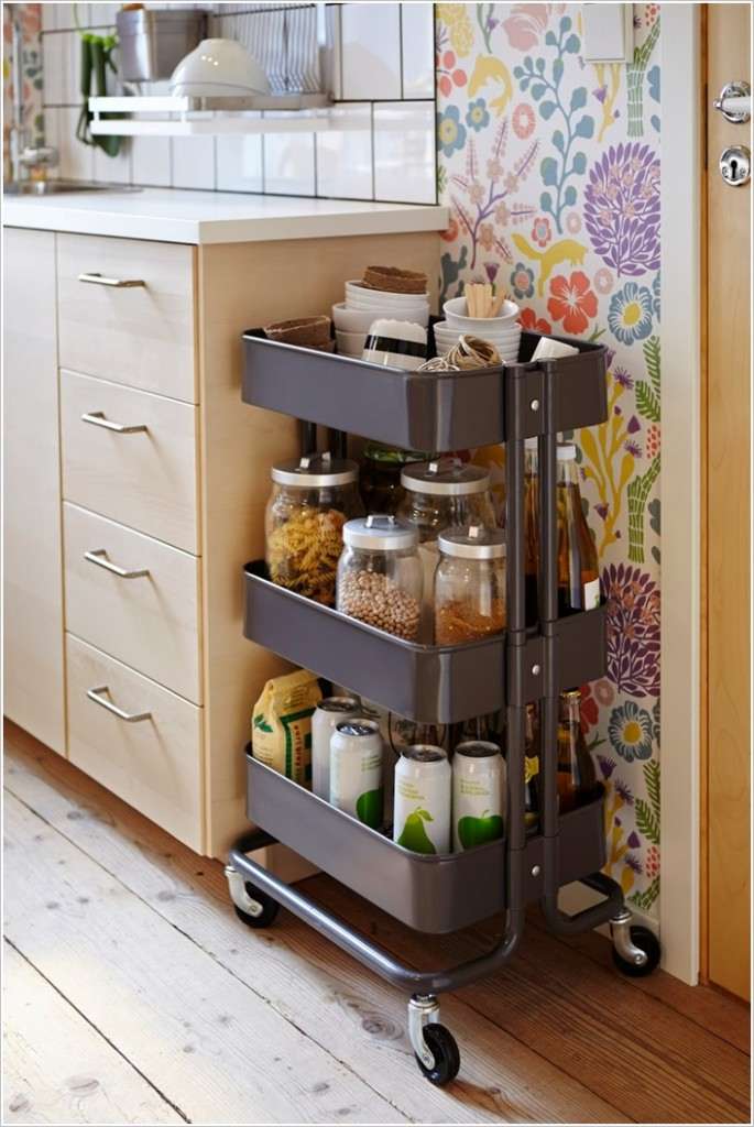 15 Clever IKEA Rolling Cart Hacks That Are Simply Awesome