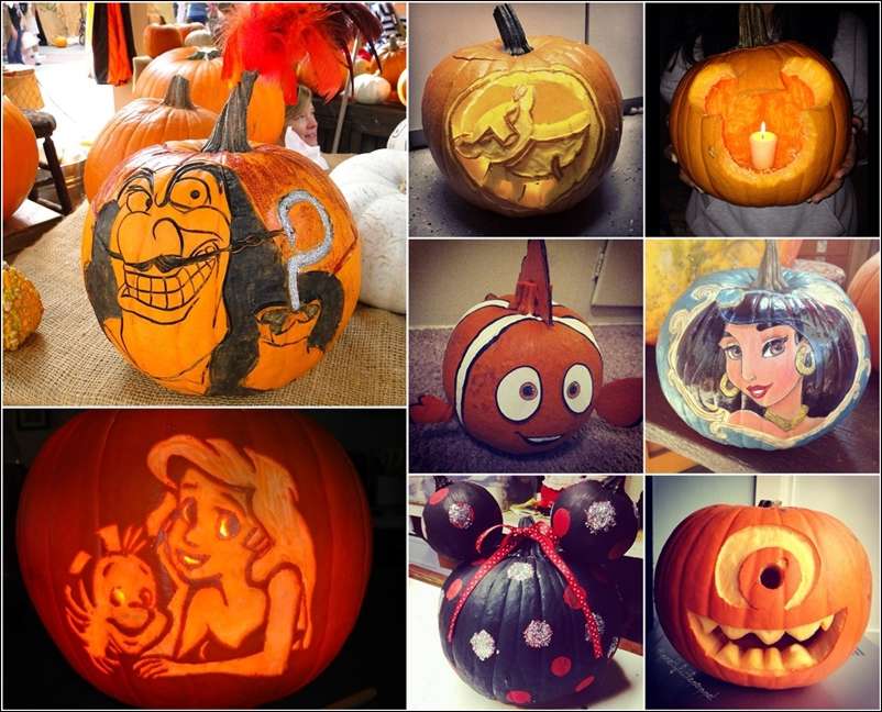 25 Terrific Disney Inspired Pumpkin Ideas for Halloween