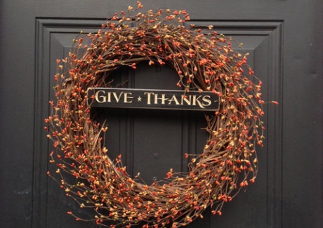 Fall Give Thanks Wreath